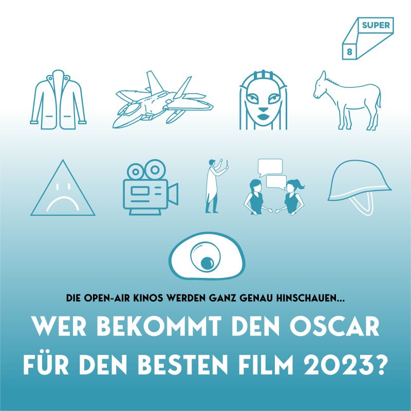 10 Piktogramme zu den Oscar Nominierungen 2023